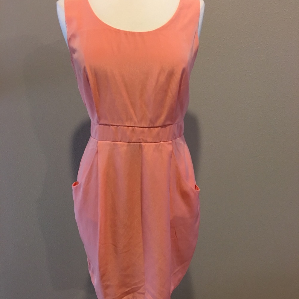 Peach dress
